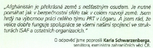 Citát o Afganistane