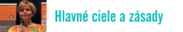 Hlavné ciele a zásady