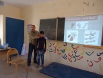Vzdelávací seminár v škole v Agouti