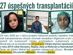 27 úspešných transplantácií